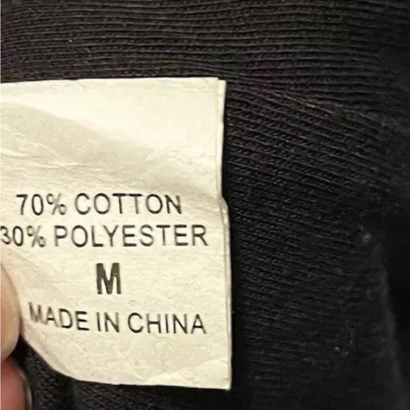 Theme Zip Up Belted Black Jacket Size M - Picture 13 of 14